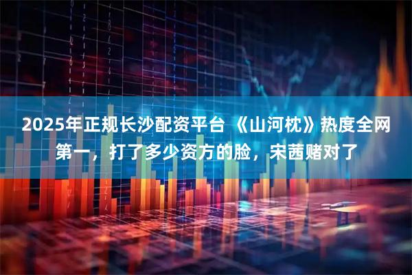 2025年正规长沙配资平台 《山河枕》热度全网第一，打了多少资方的脸，宋茜赌对了